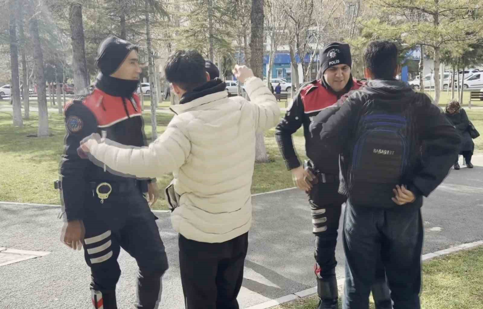 Aksaray’da park, bahçe ve okul bölgeleri denetim altında