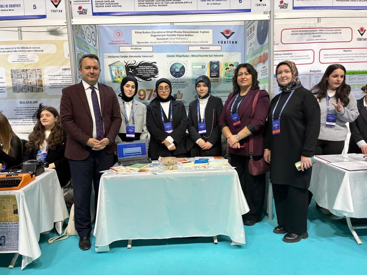 Kız Anadolu İmam Hatip Lisesi öğrencileri, 2 proje ile Çarşamba’yı temsil ediyor