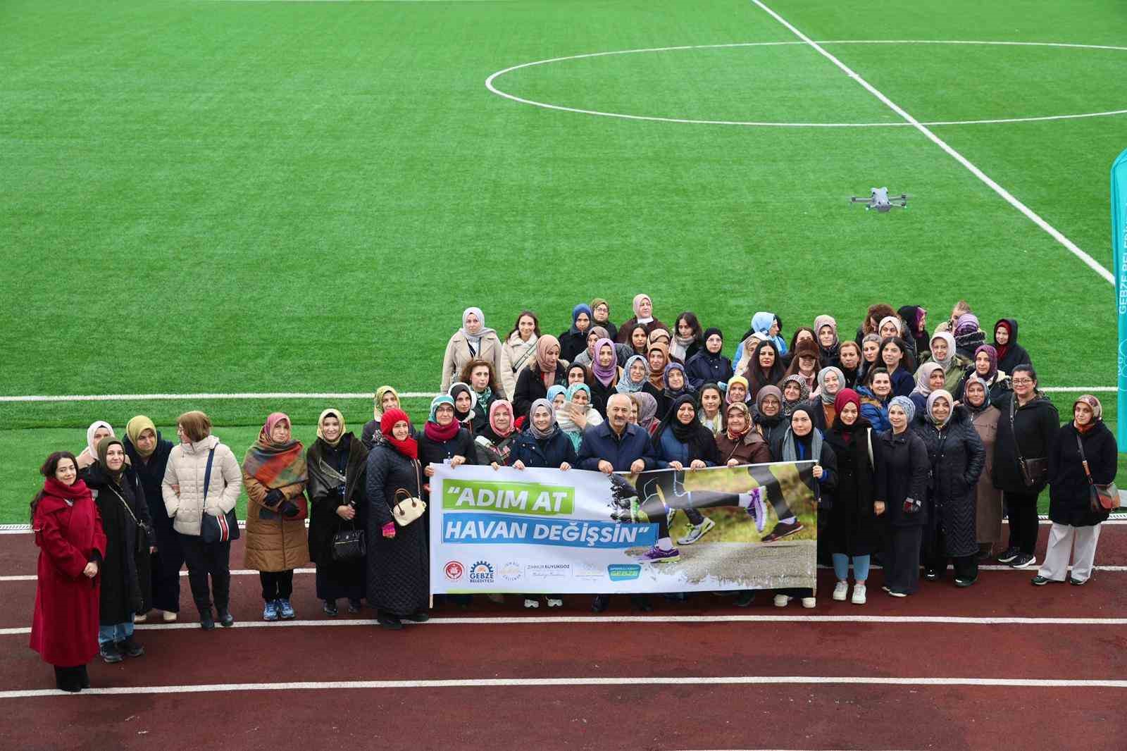 Gebze&rsquo;de kadınlar sağlıklı yaşam i&ccedil;in y&uuml;r&uuml;d&uuml;
