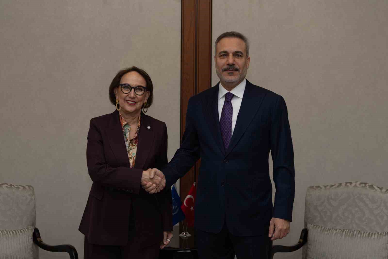 Bakan Fidan, UNCTAD Genel Sekreteri Grynspan’ı kabul etti