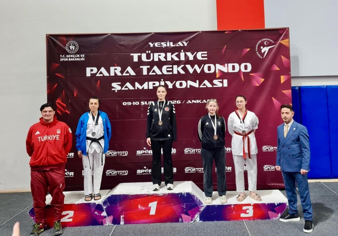 Denizlili Parataekwondo Sporcuları Türkiye Şampiyonasında 4 Madalya Kazandı