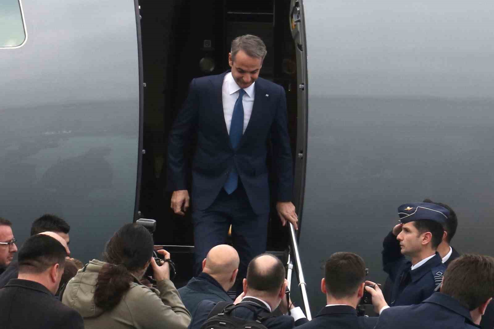 Yunanistan Başbakanı Miçotakis, Cumhurbaşkanı Erdoğan ile görüşmek üzere Ankara’da