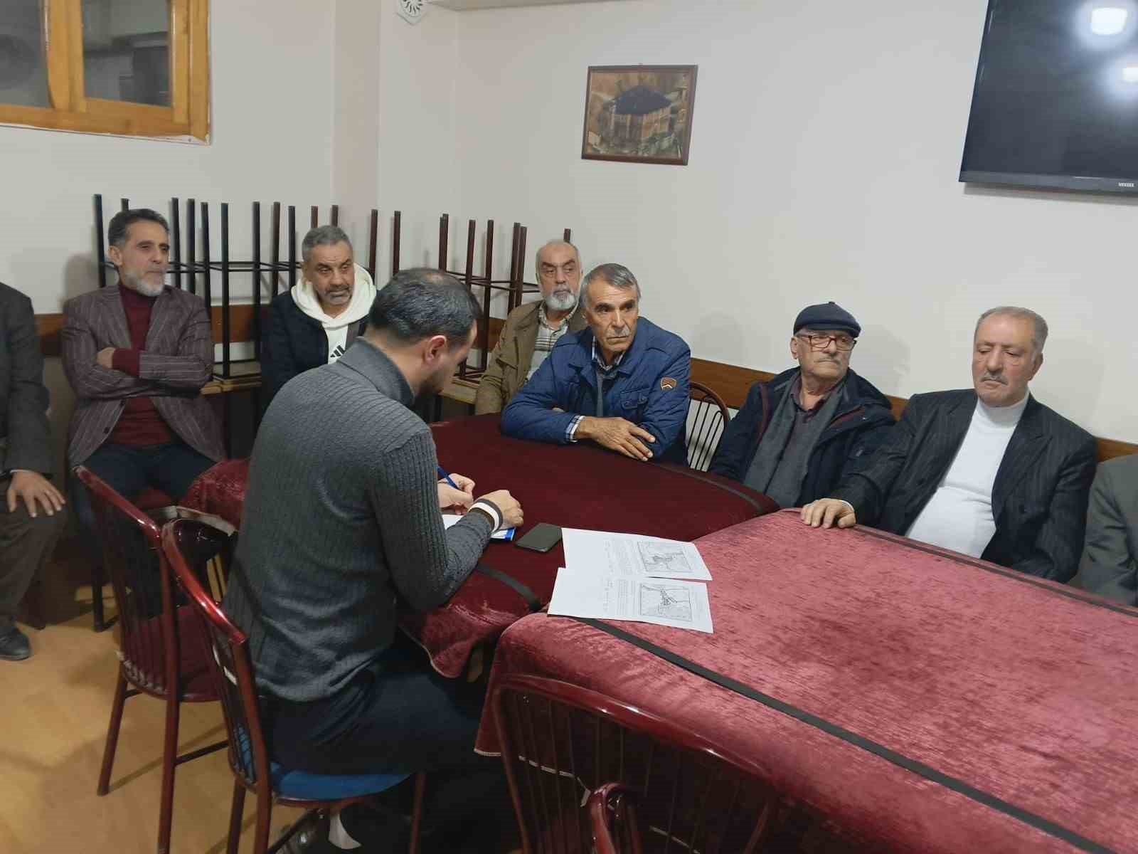 Elazığ Gezin k&ouml;y&uuml; i&ccedil;in toplantı yapıldı
