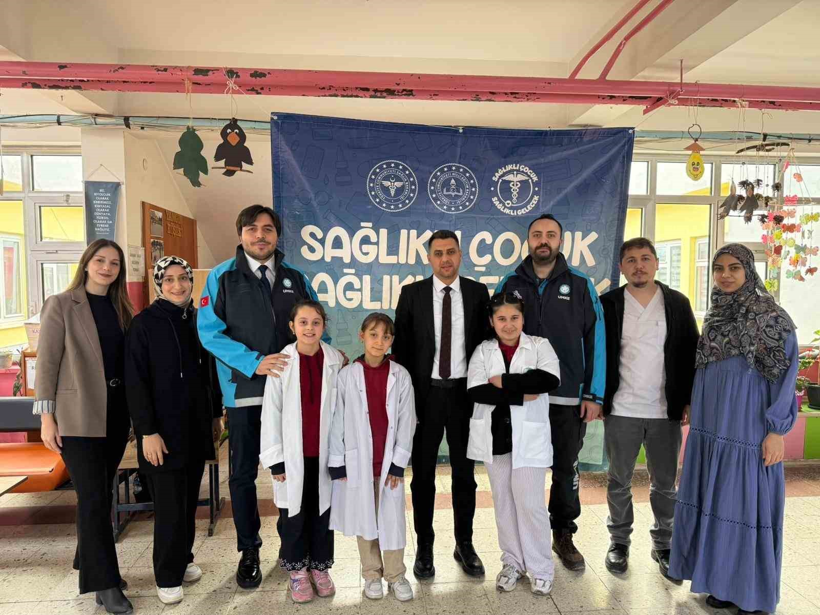 Miniklere sağlıklı gelecek dersi
