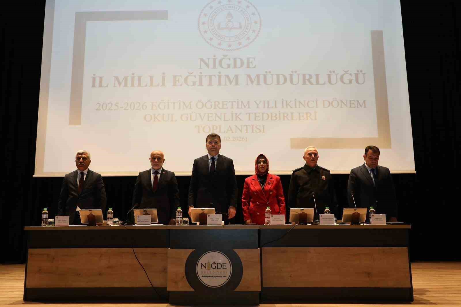 Niğde’de okul güvenliği için tedbirler artırılacak