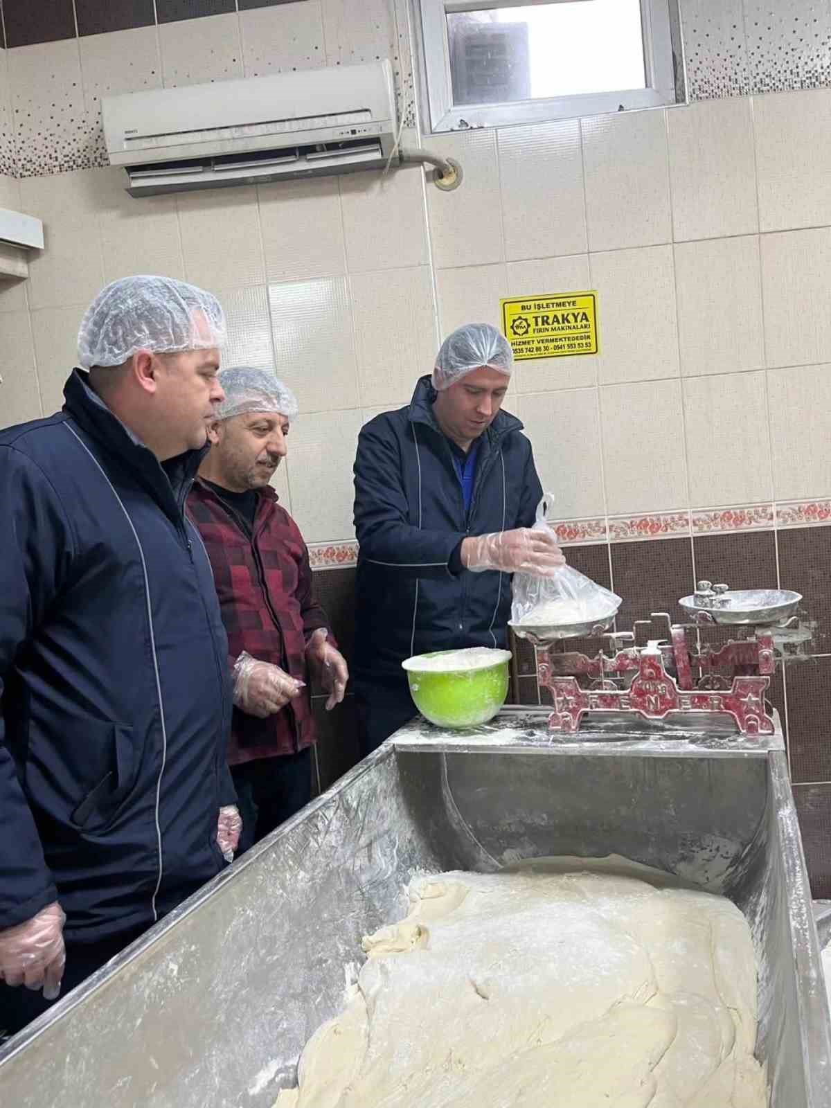 Pınarhisar’da Ramazan öncesi fırınlara sıkı denetim