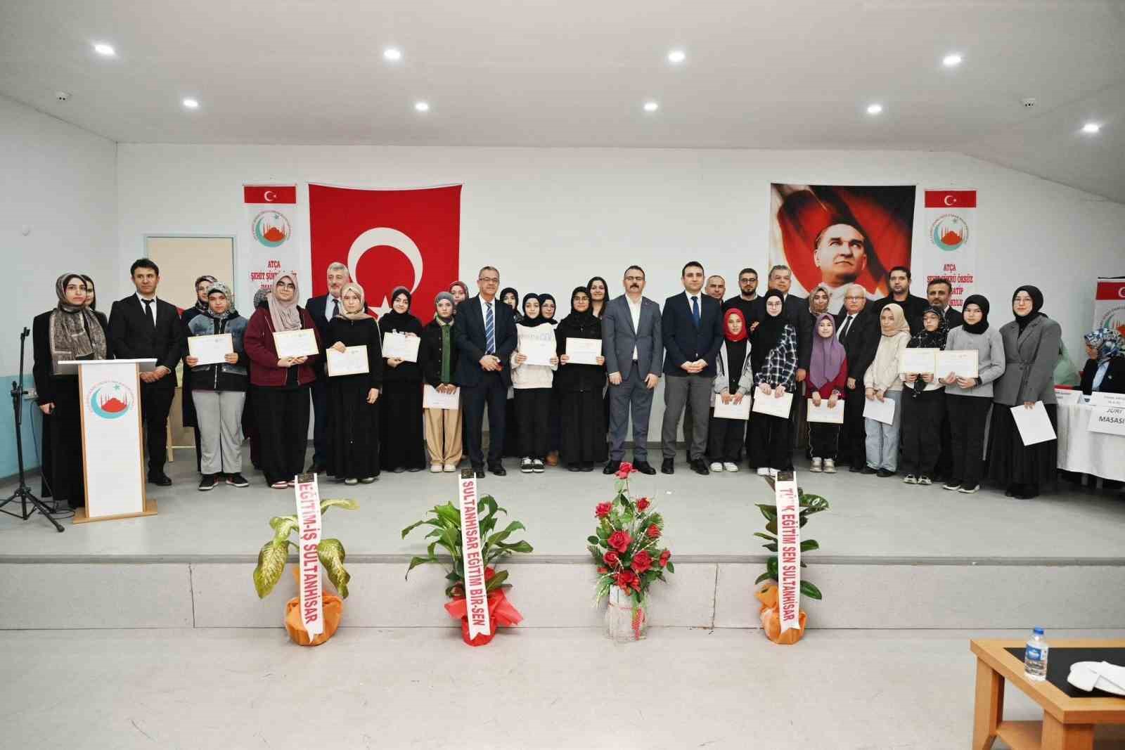 Sultanhisar’da Kur’an-ı Kerim’i Güzel Okuma Yarışması düzenlendi