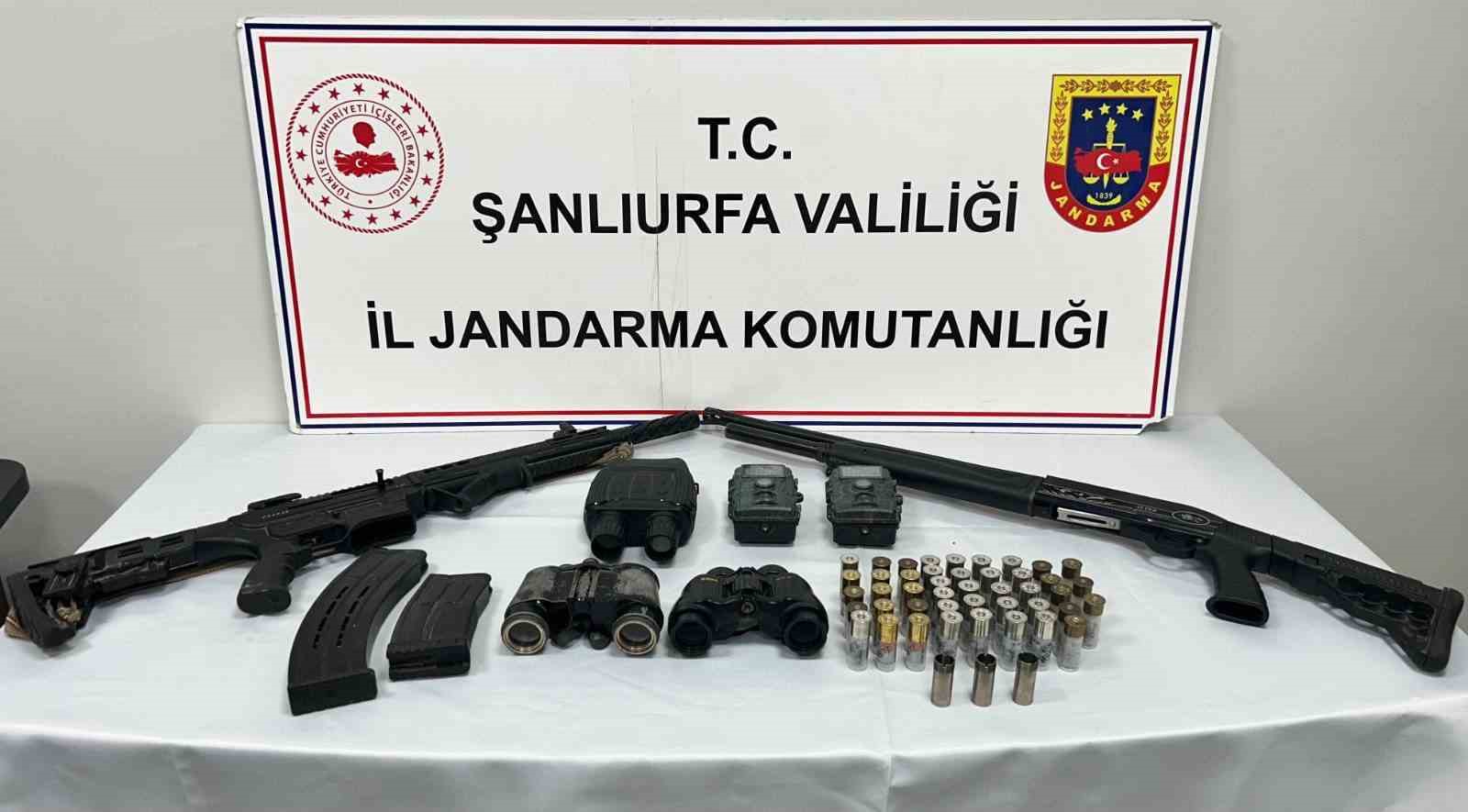 Şanlıurfa’da ruhsatsız silah operasyonu: 7 gözaltı