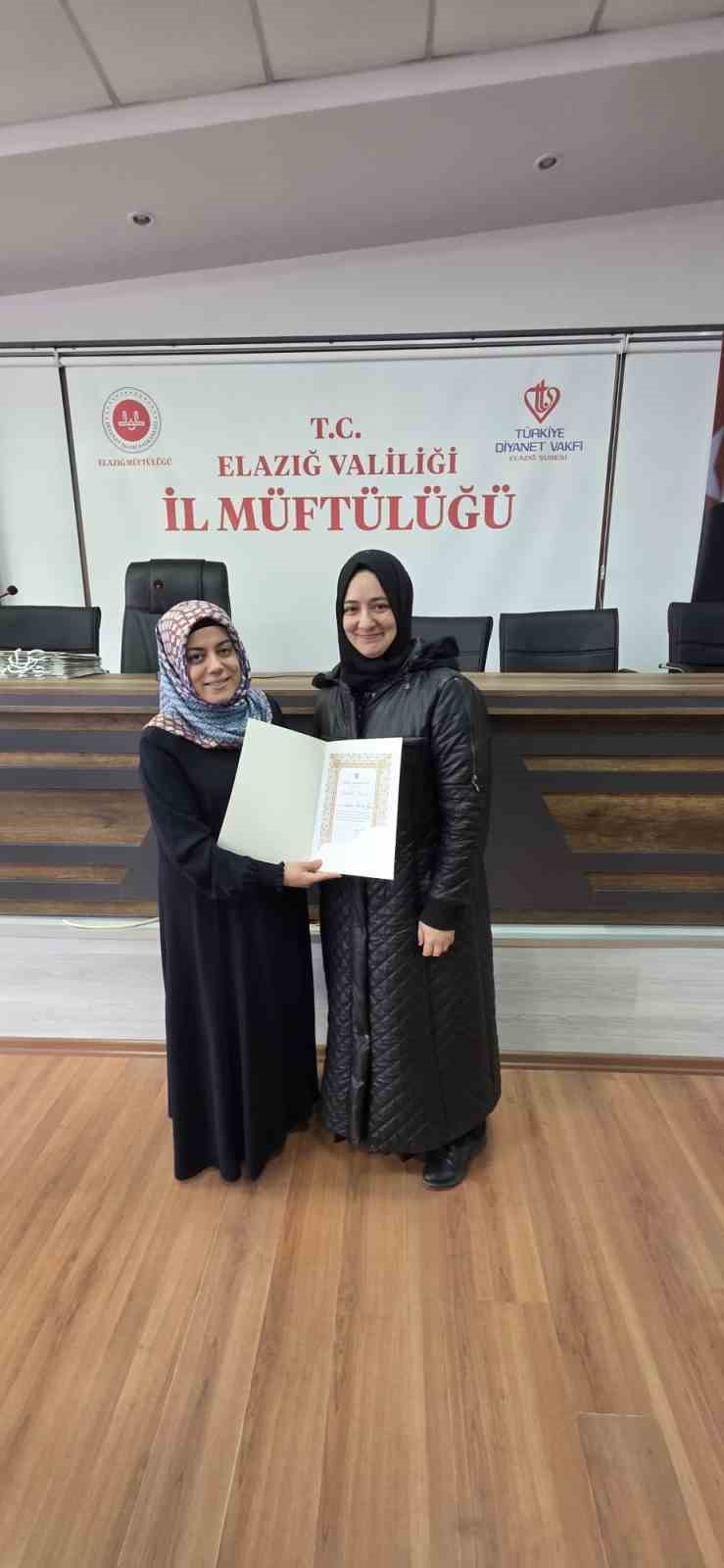 Elazığ&rsquo;da Kur&rsquo;an kurslarının eğitim faaliyetleri değerlendirildi
