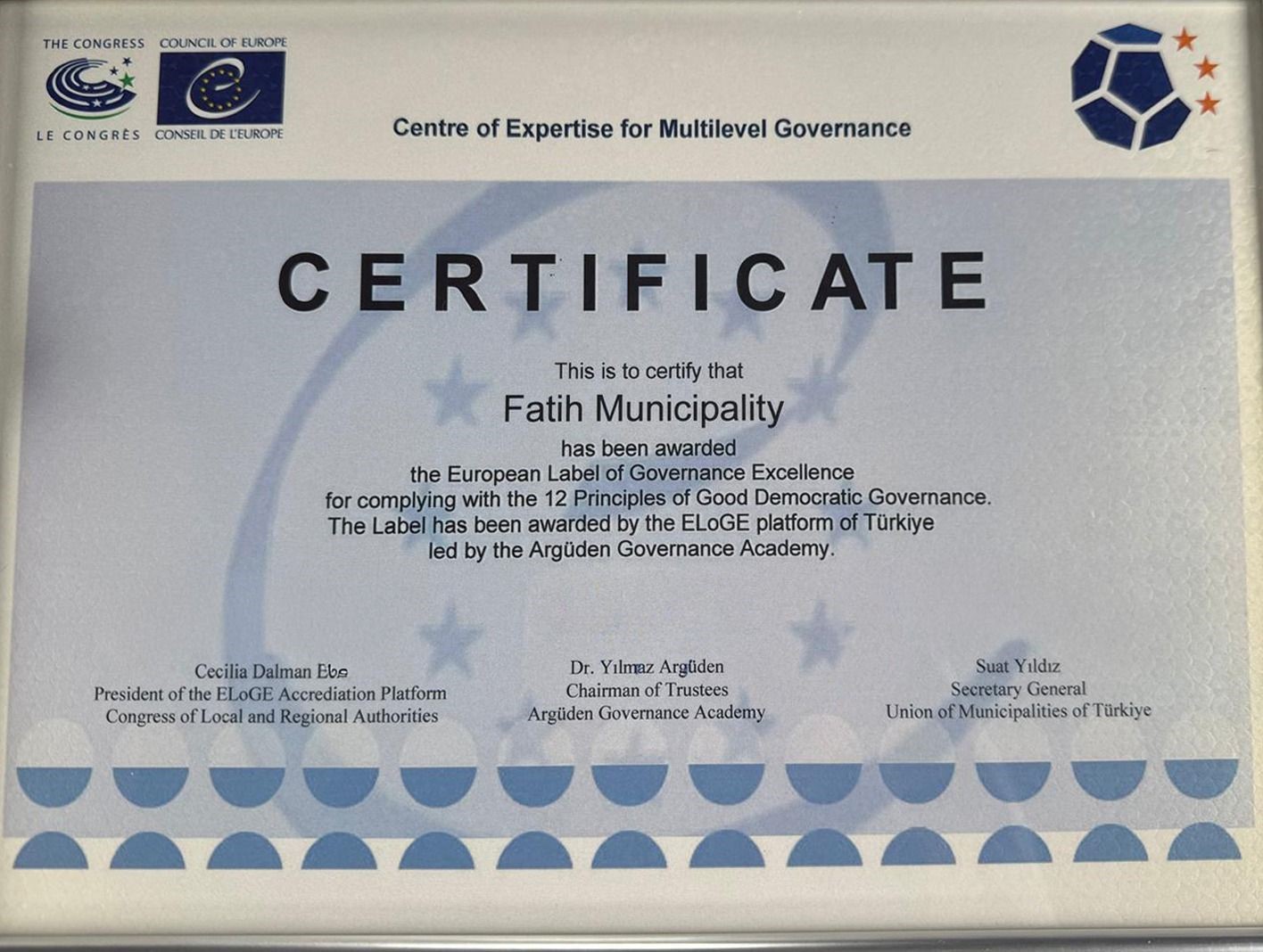 Fatih Belediyesi&rsquo;nin Yerel Y&ouml;netişim Başarısı Uluslararası alanda tescillendi
