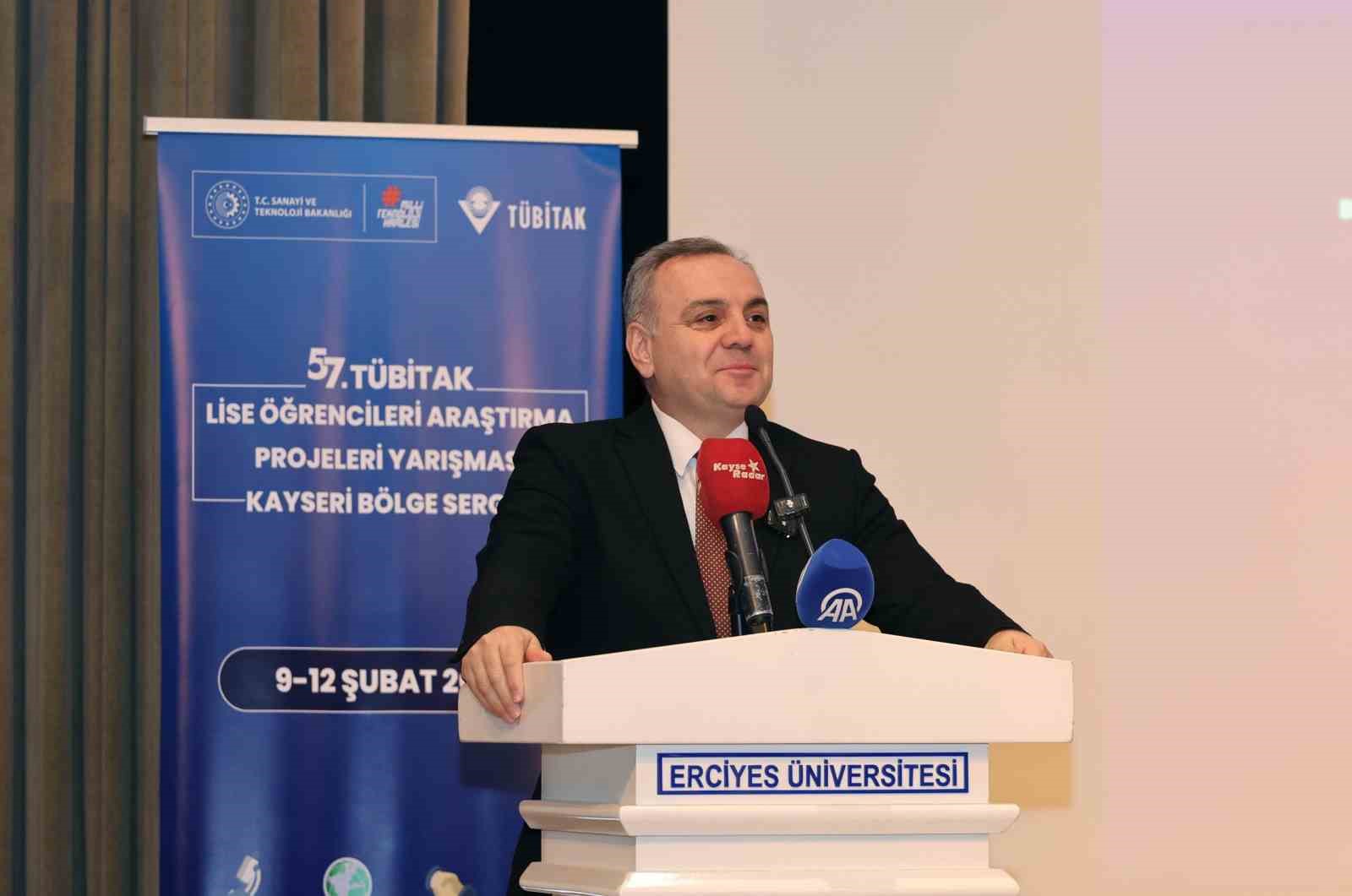 57. T&Uuml;BİTAK Lise &Ouml;ğrencileri Araştırma Projeleri Yarışması&rsquo;nda  &ouml;d&uuml;ller sahiplerini buldu
