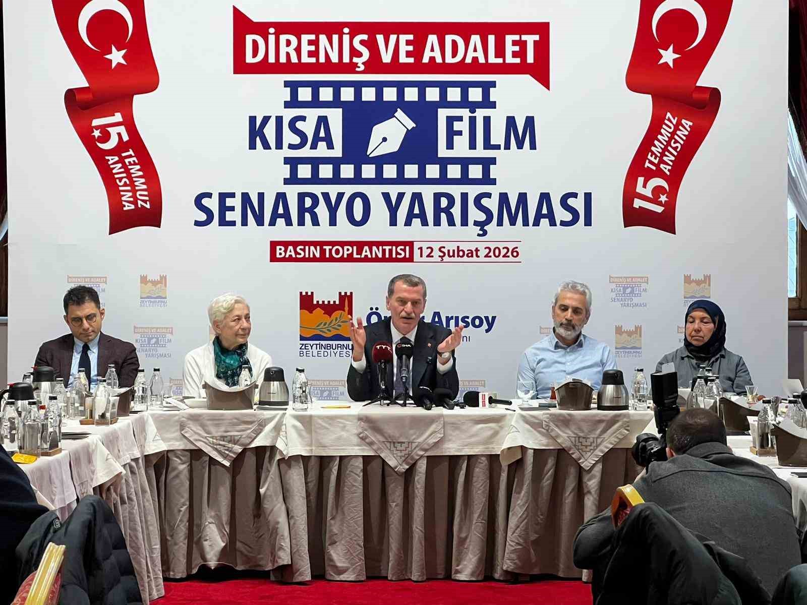 Zeytinburnu&rsquo;nda &lsquo;Direniş ve Adalet Kısa Film Senaryo Yarışması&rsquo;nın lansmanı ger&ccedil;ekleştirdi
