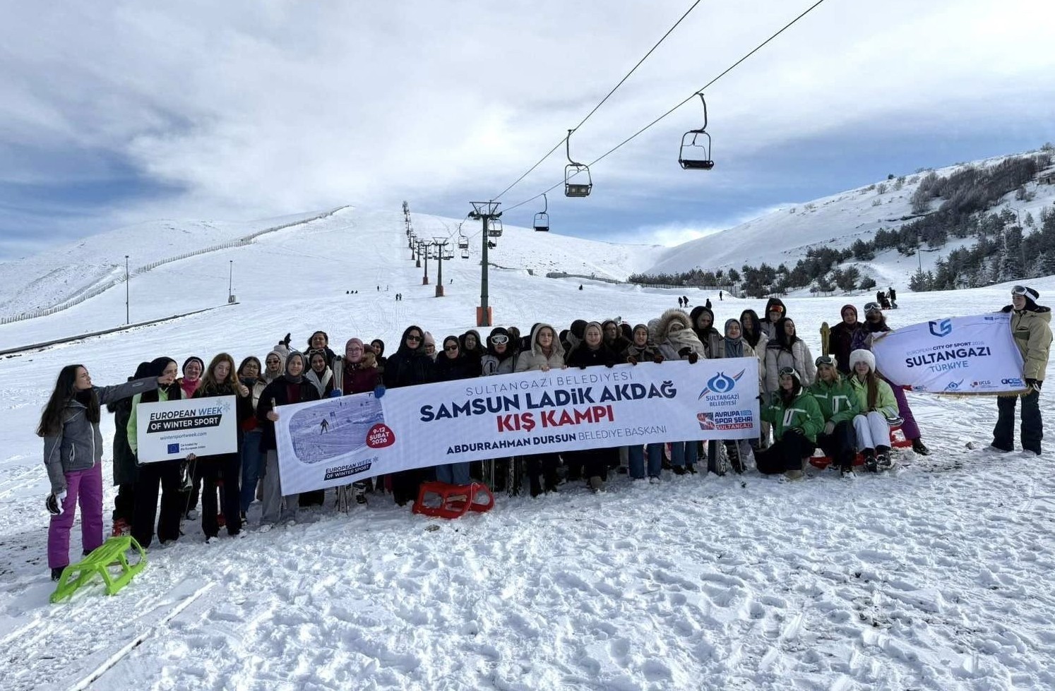 Sultangazili Gençler Samsun Ladik Akdağ Kış Kampı’nda