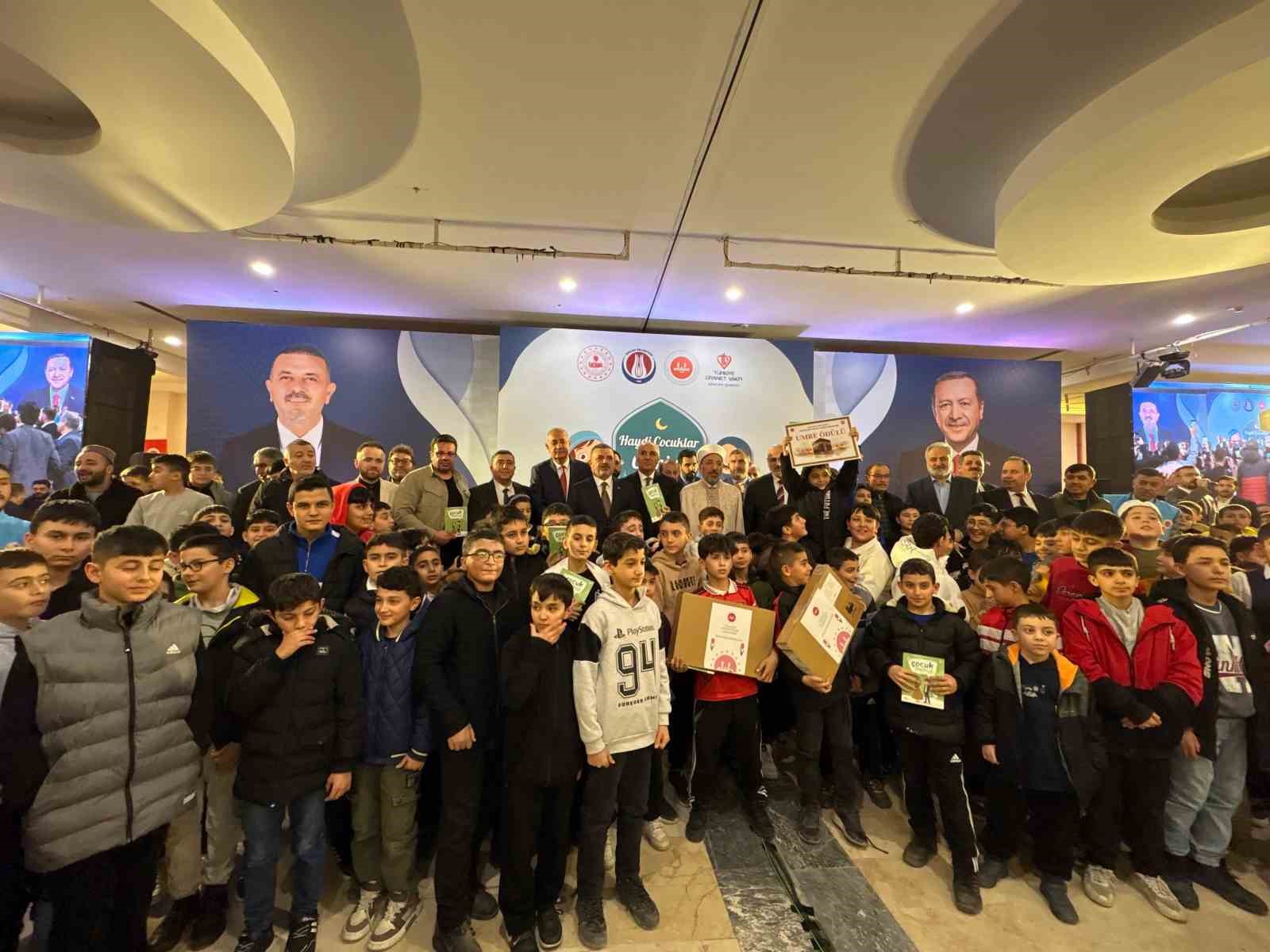 Ankara’da "Haydi Çocuklar Camiye" projesinin ödül töreni gerçekleştirildi