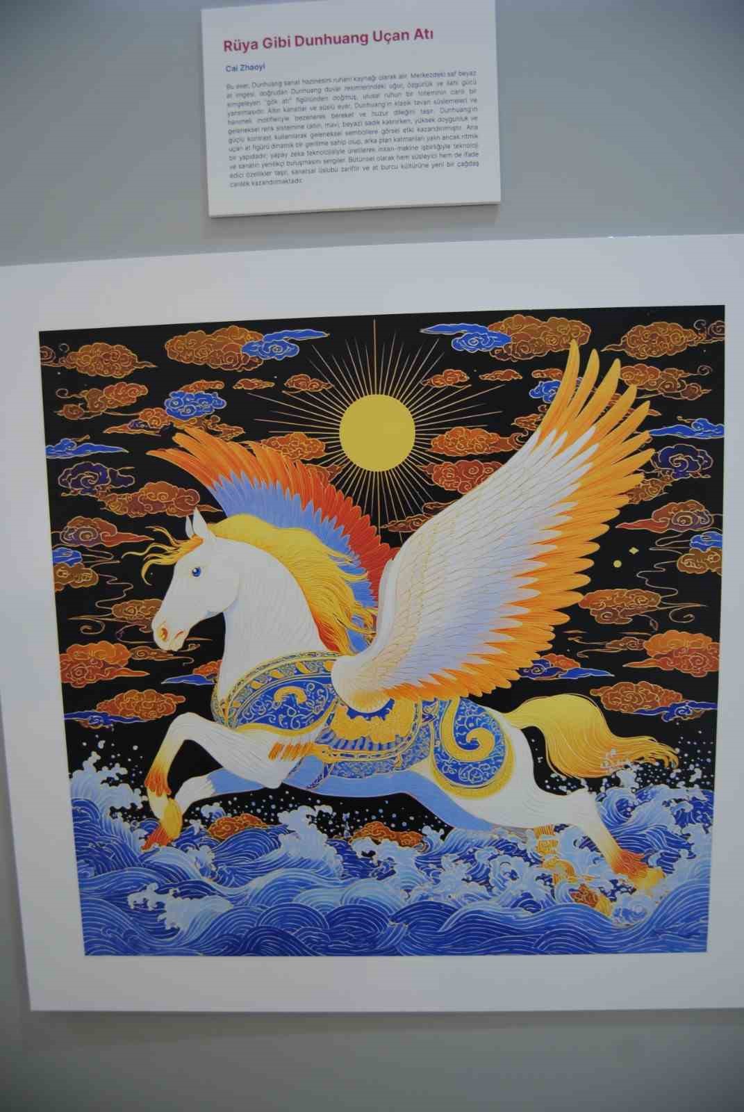 Fethiye&rsquo;deki "&Ccedil;in At Yılı" temalı sergi yoğun ilgi g&ouml;rd&uuml;
