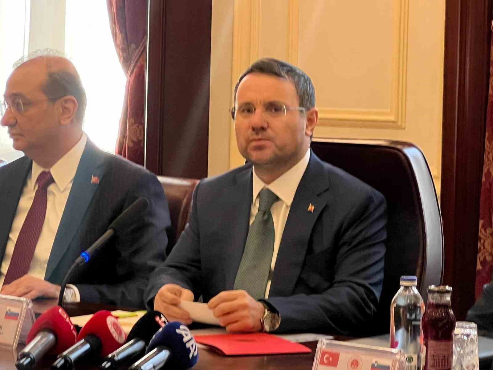 Adalet Bakanı G&uuml;rlek, Slovenya Ulusal Meclis Başkanı Zupancic ile bir araya geldi
