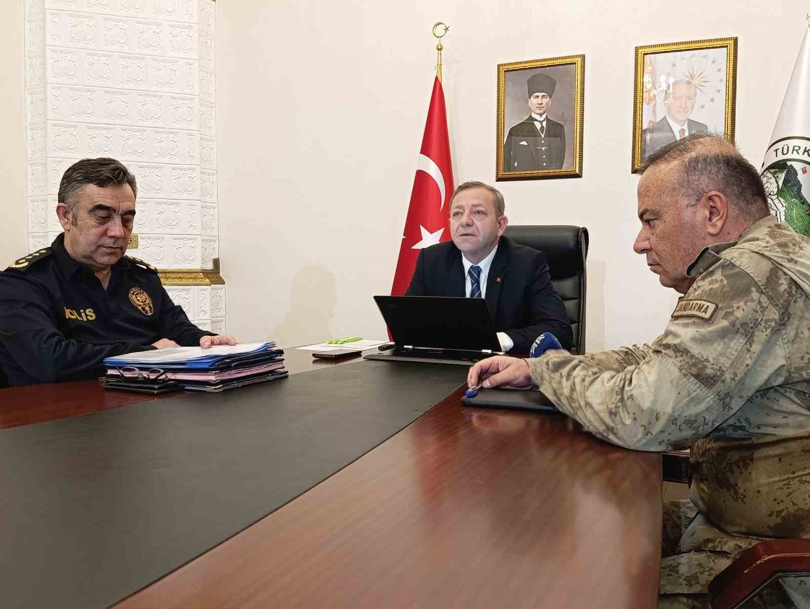 Kars&rsquo;ta Ocak ayı asayiş ve g&uuml;venlik toplantısı yapıldı
