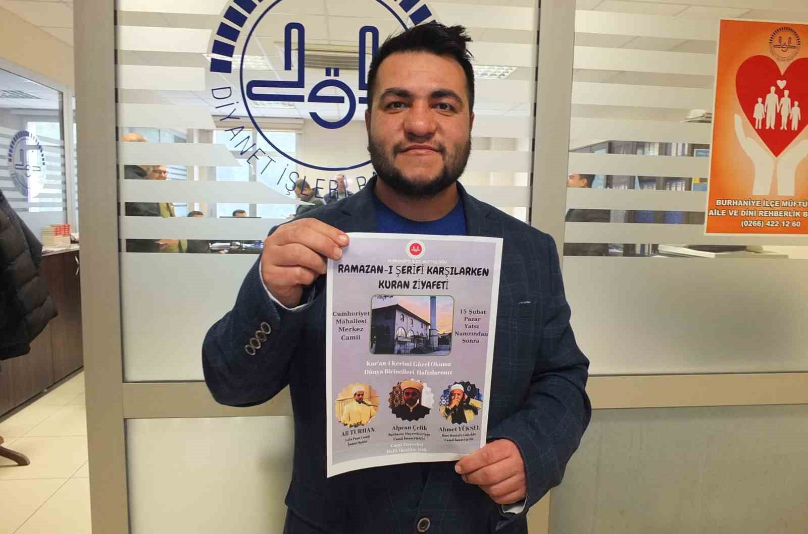 Burhaniye’de Ramazan ayı Kur’an ziyafeti ile karşılanıyor