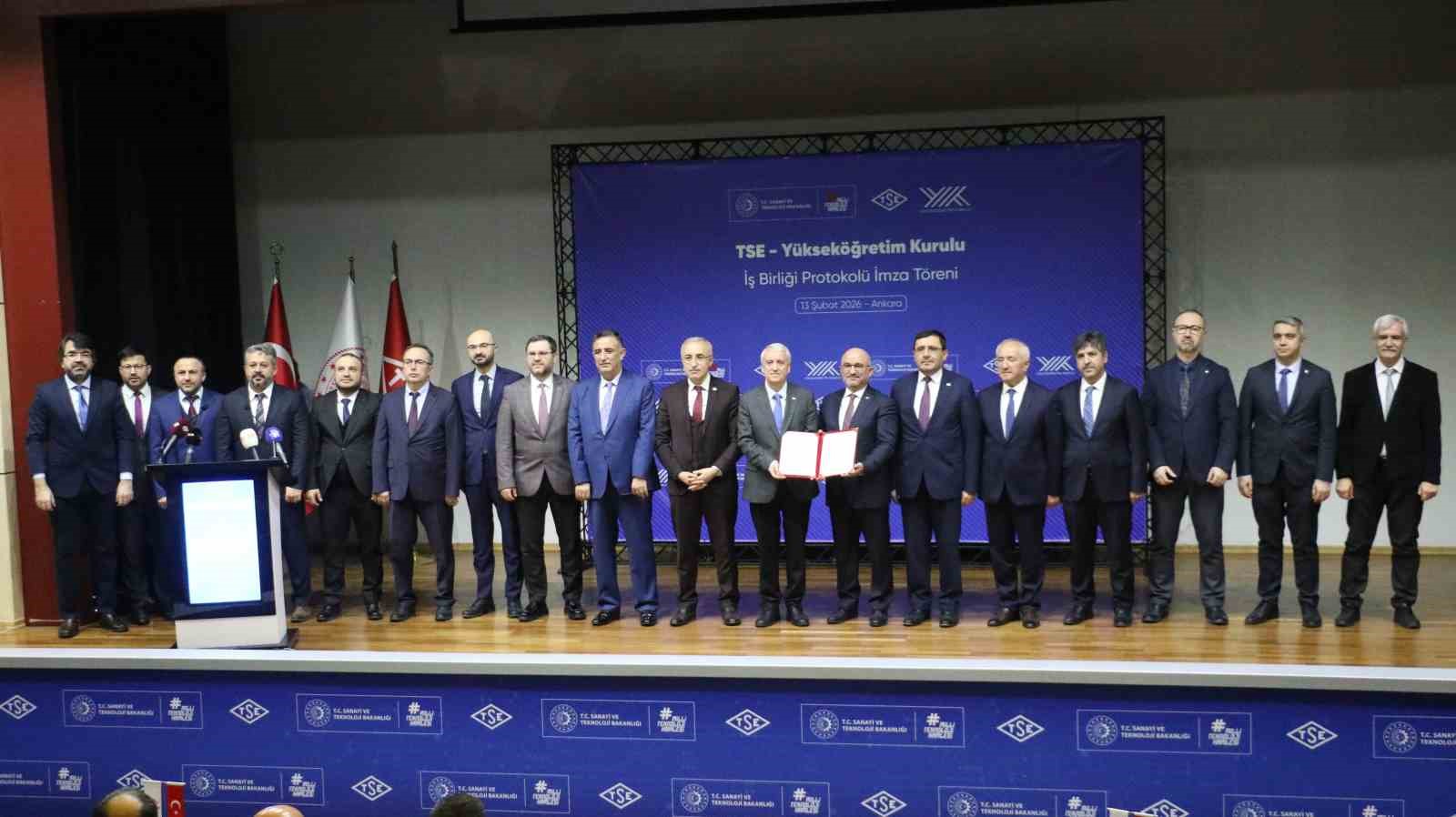 TSE Y&ouml;netim Kurulu Başkanı Şahin: "&Uuml;niversitelerimizin akademik kapasitesi ile TSE&rsquo;nin kurumsal tecr&uuml;besini aynı hedef doğrultusunda buluşturuyoruz"
