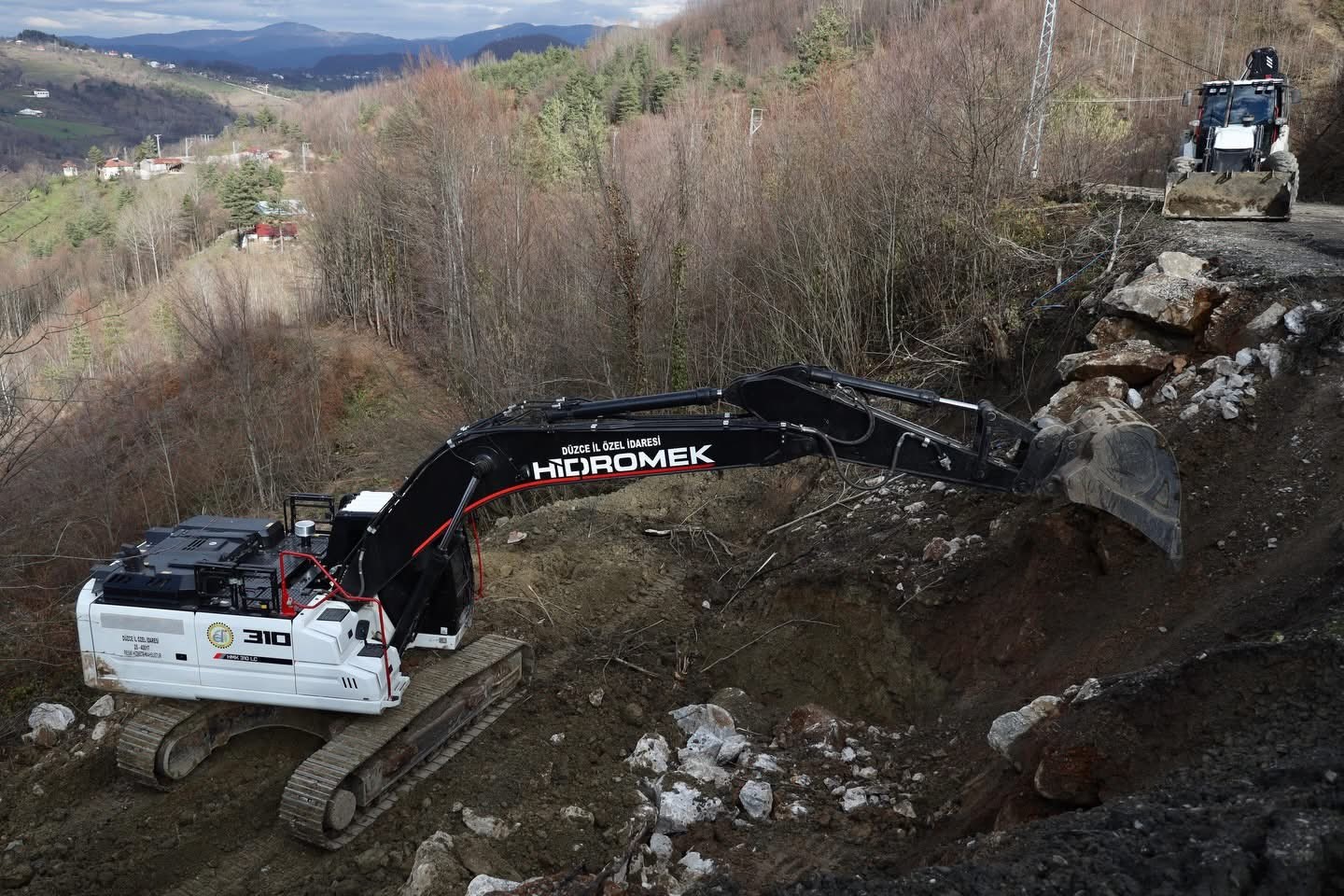 Heyelan alanında çalışmalar tamamlandı