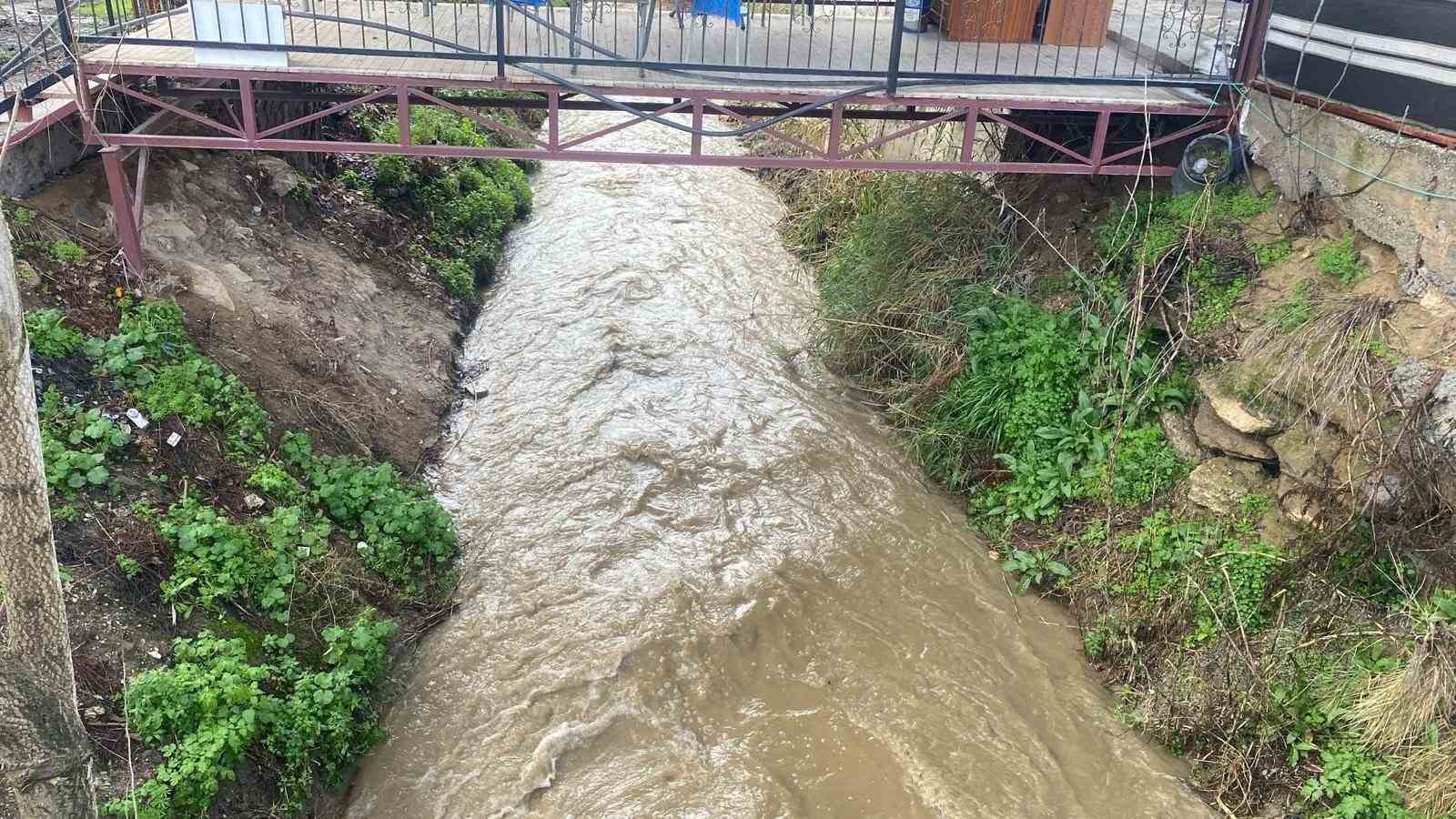 Bozdoğan’da yağışlar derelerin debisini artırdı