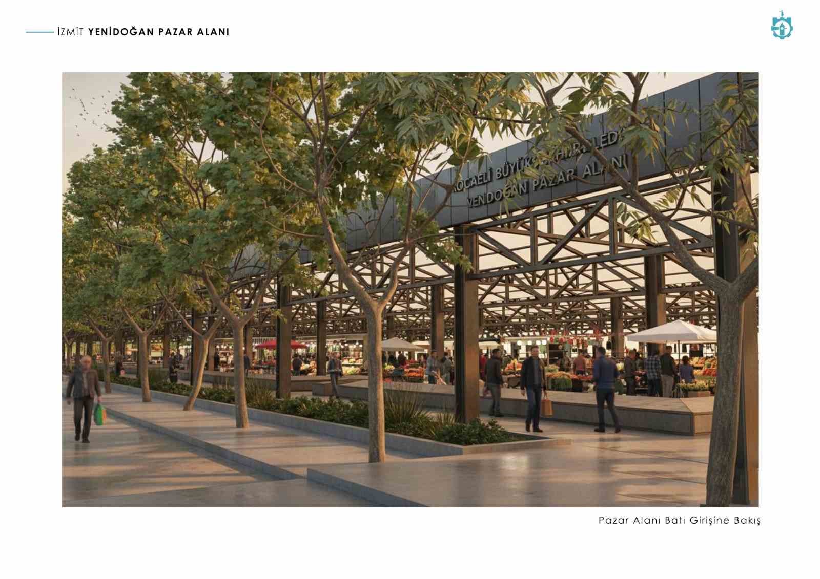 İzmit Yenidoğan&rsquo;a kapalı pazar alanı yapılacak
