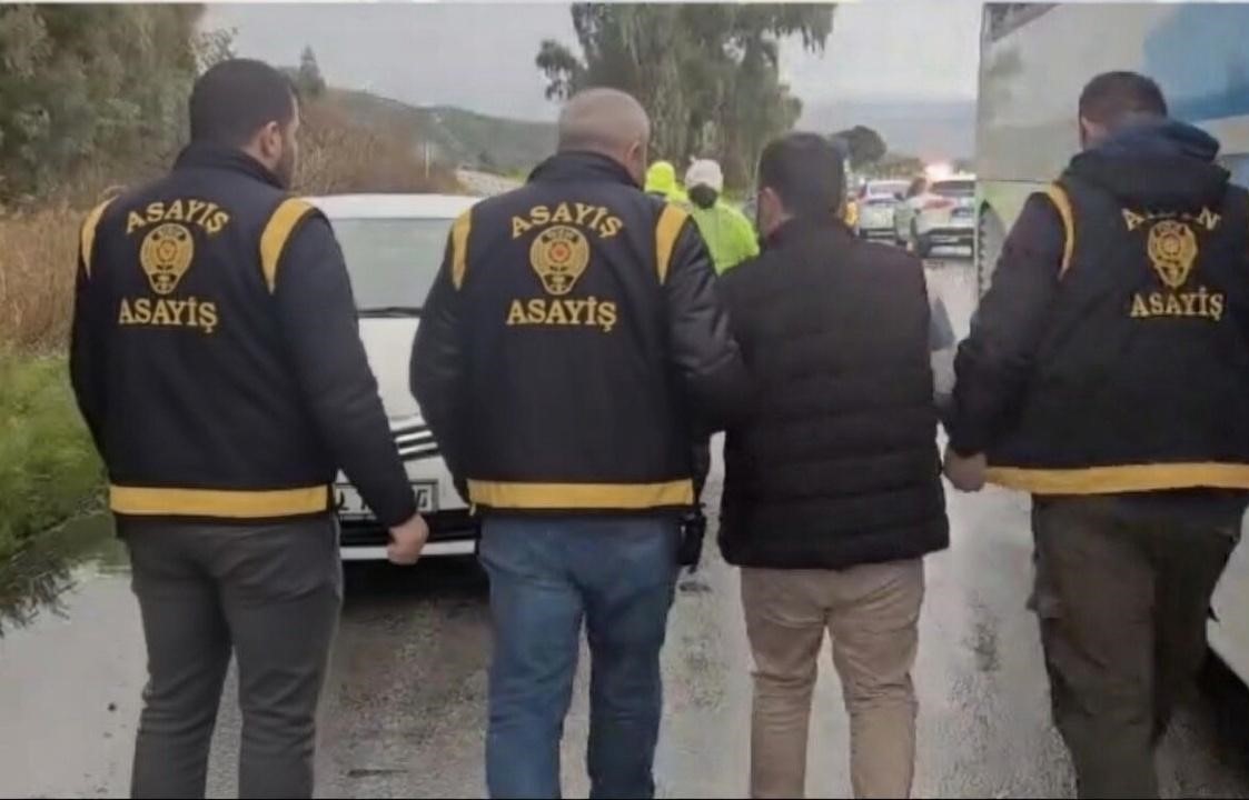 Aydın’a gelmek istedi otobüste yakalandı