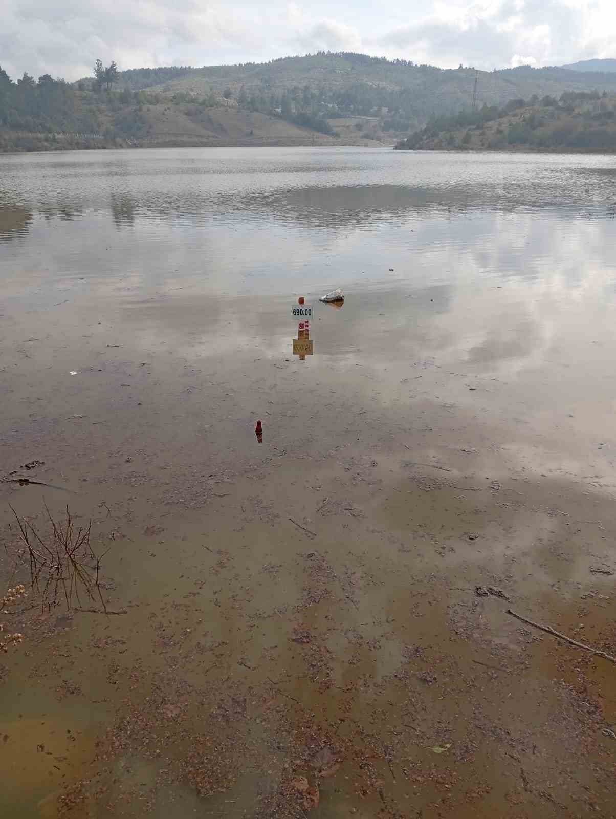 Göletler son yağışlarla doldu