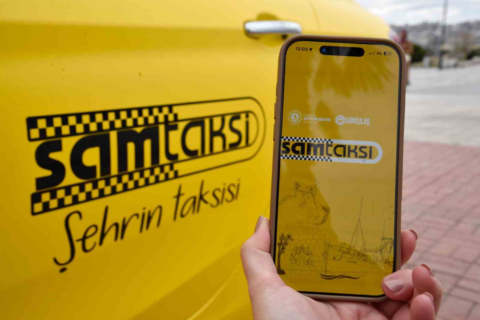 Samsun’da "SamTaksi mobil uygulaması" hizmete giriyor