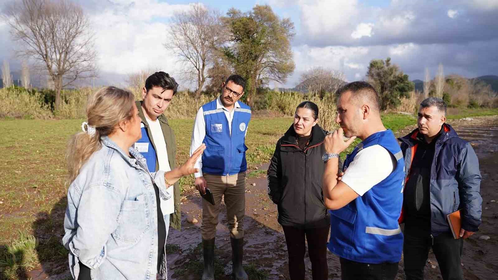 Muğla Büyükşehir’den Köyceğiz’de sel sonrası üreticiye destek