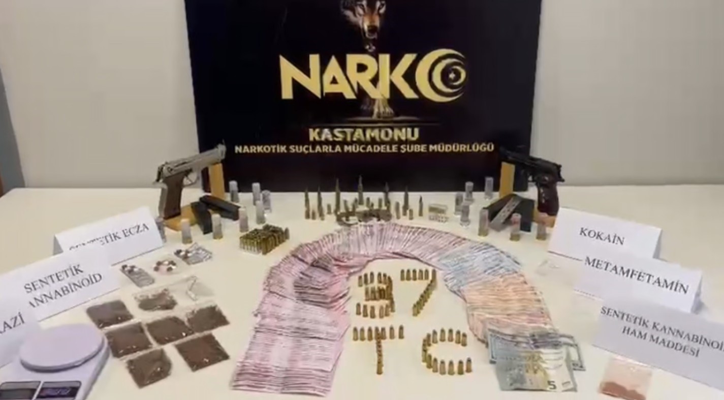 Kastamonu’da 23 adrese uyuşturucu operasyonu: 20 gözaltı