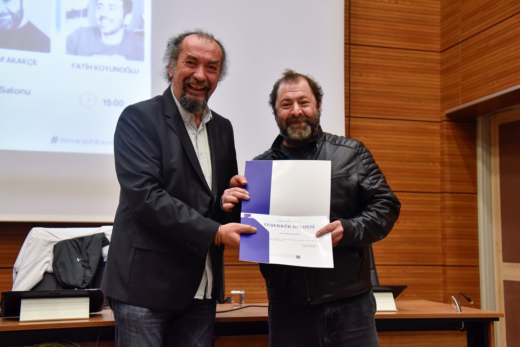 Meçhul Paşa oyuncuları OMÜ’de öğrencilerle buluştu