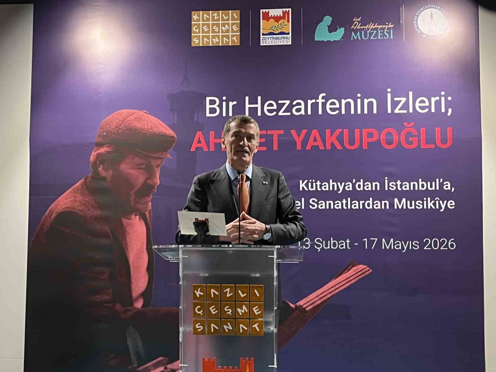 Zeytinburnu&rsquo;nda "Bir Hezarfenin İzleri; Ahmet Yakupoğlu" resim sergisi a&ccedil;ılışı yapıldı
