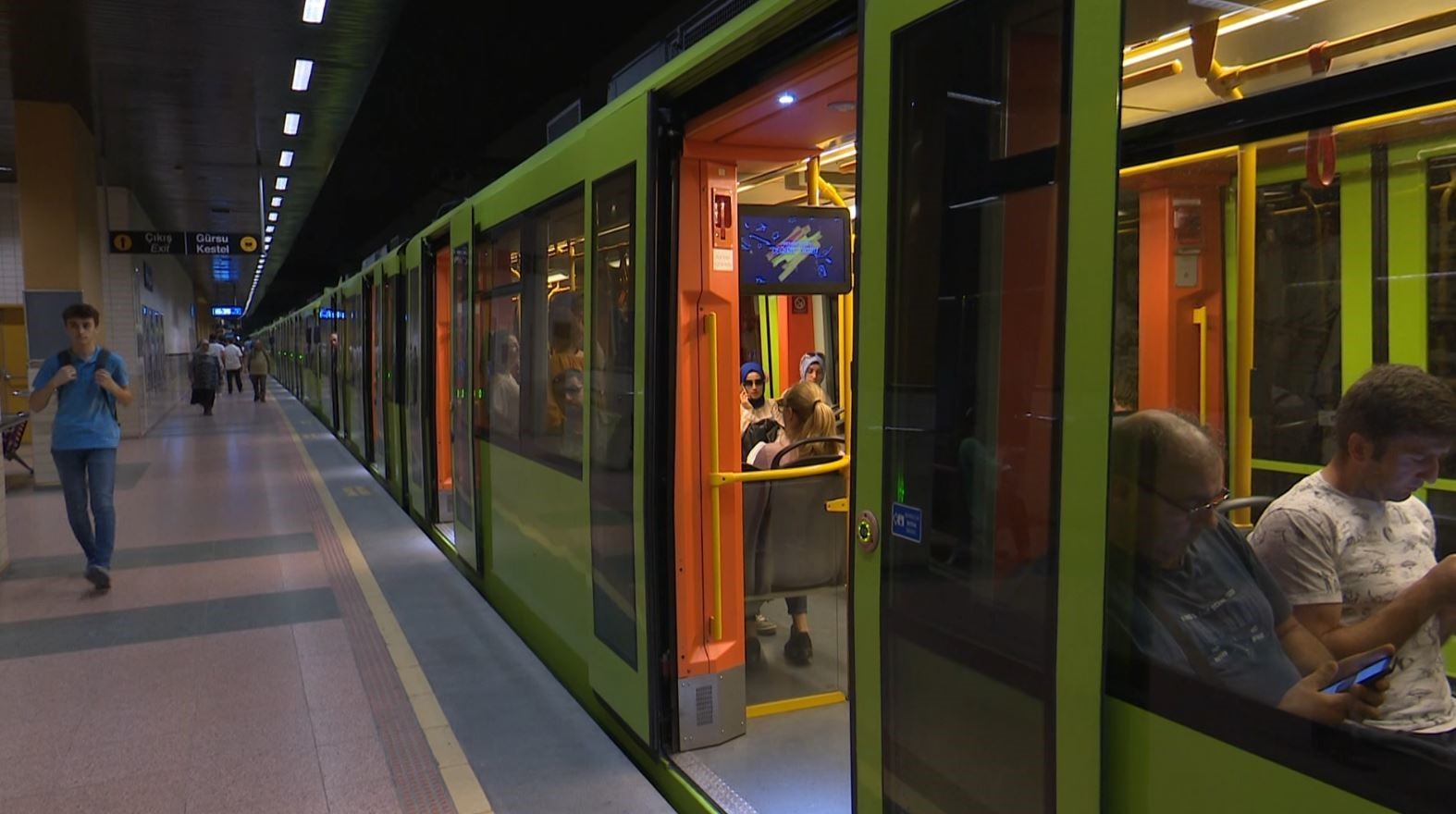 BURULAŞ&rsquo;tan Osmangazi istasyonunda bakım &ccedil;alışması
