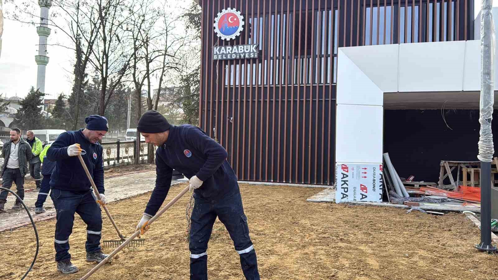 Karab&uuml;k&rsquo;te yeni bir sosyal tesis hizmete a&ccedil;ılmaya hazırlanıyor
