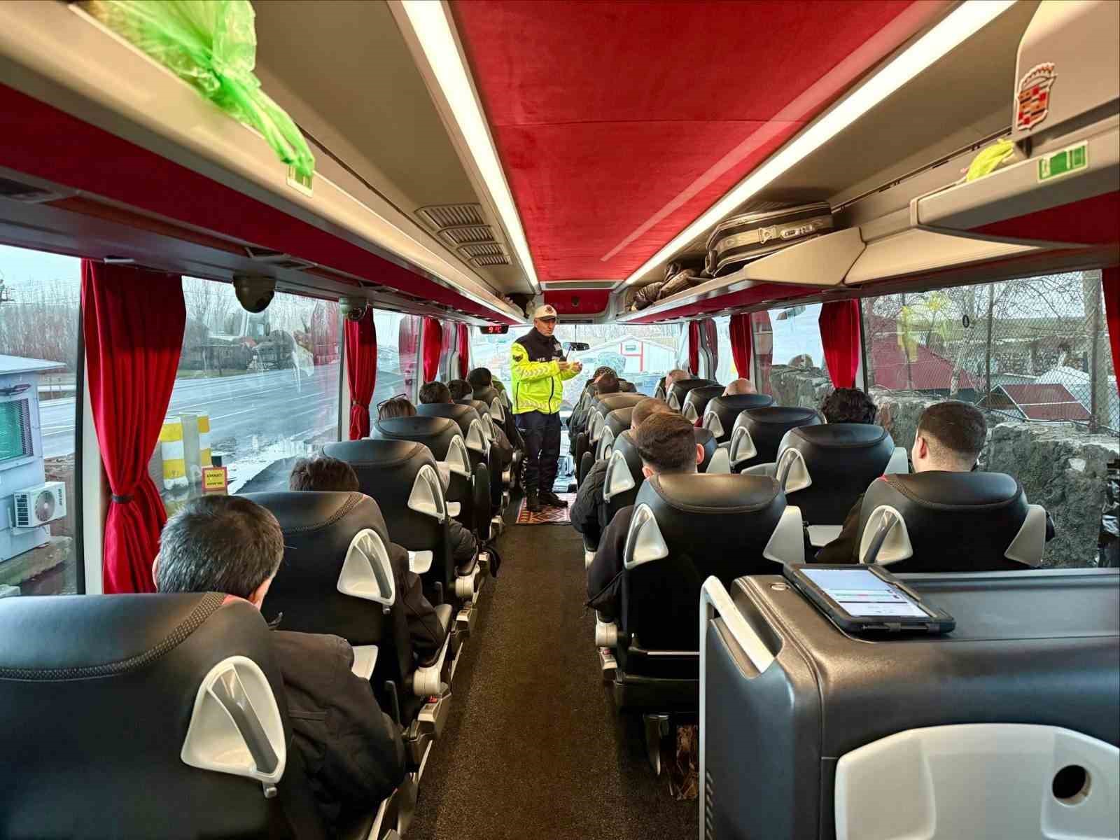 Muş&rsquo;ta emniyet kemeri denetimi
