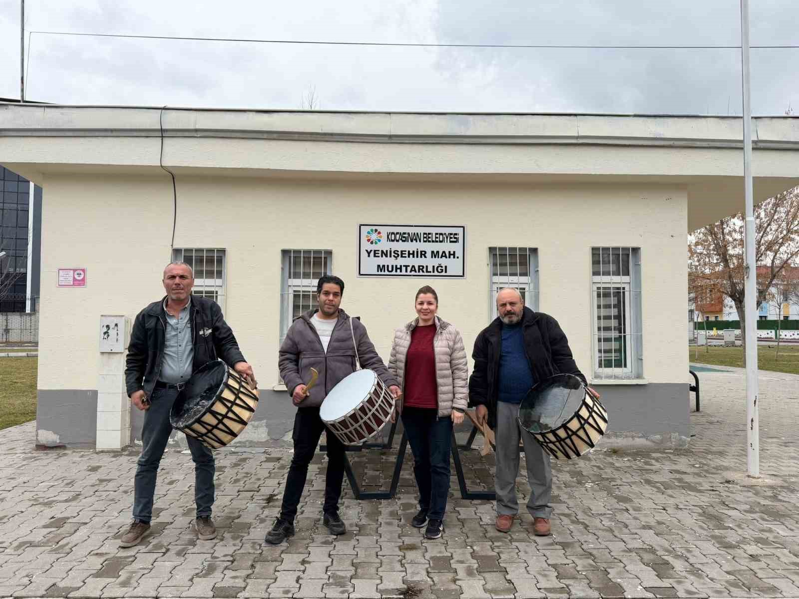 Kayseri’de davulcular Ramazan’a hazır