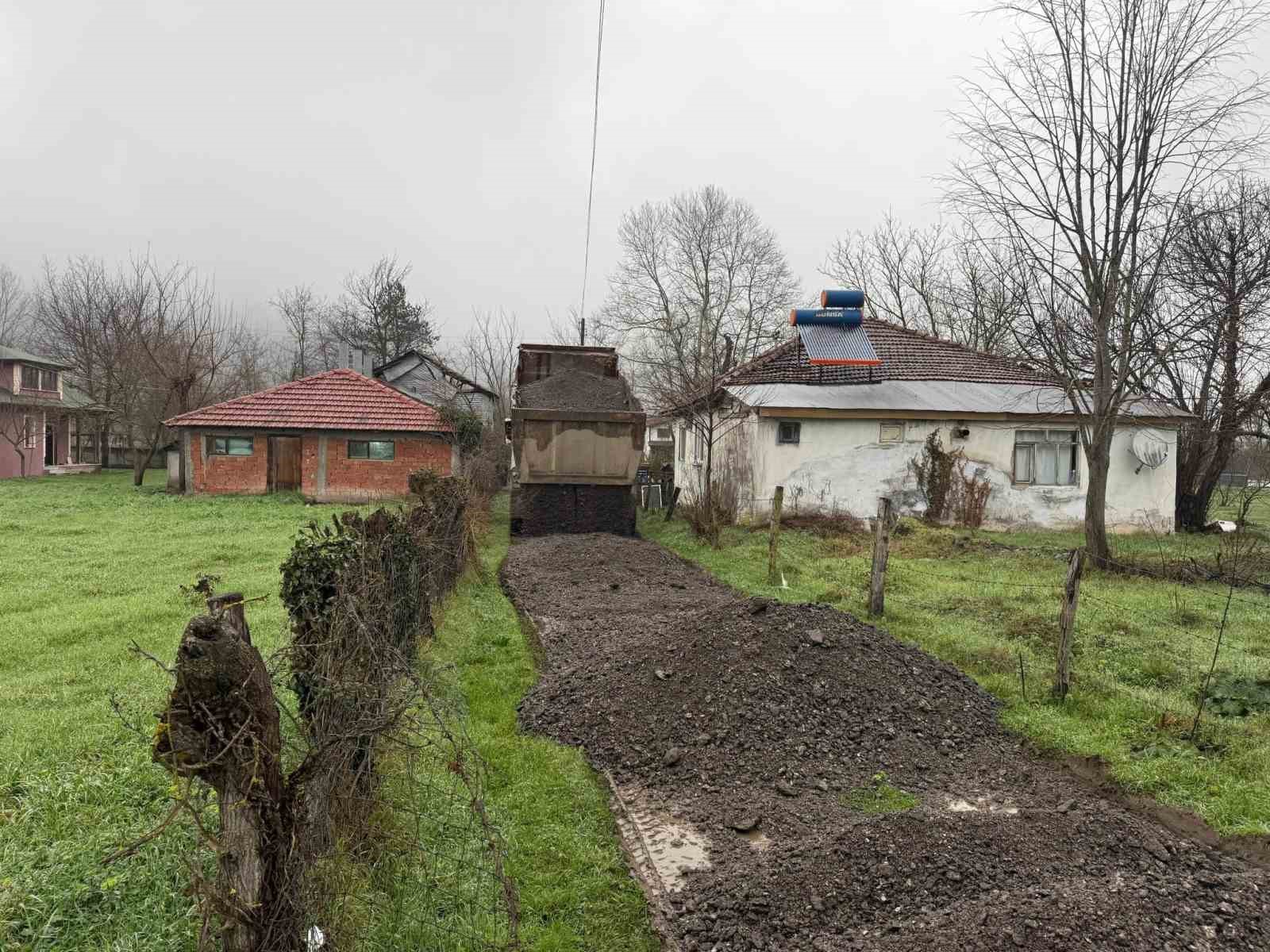 Gölyaka’da yol bakım çalışmaları tamamlandı