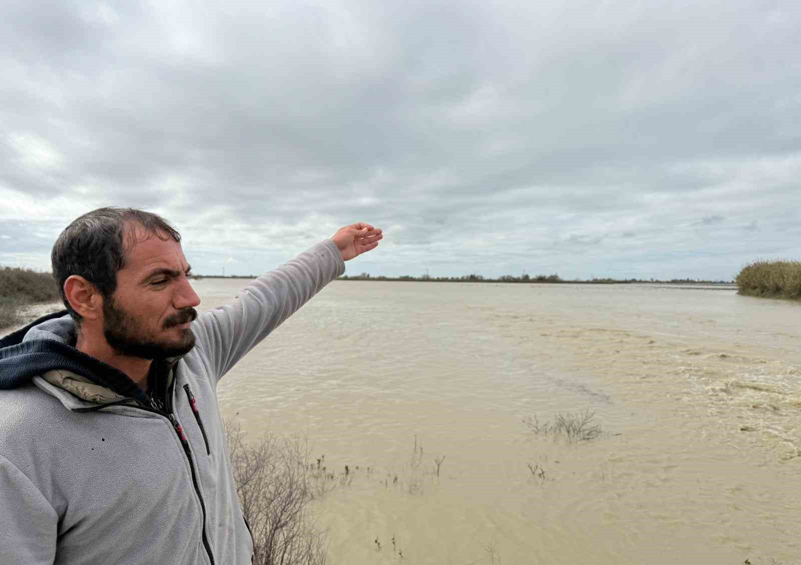 Tarsus&rsquo;ta 8 bin d&ouml;n&uuml;m tarım arazisi sular altında kaldı
