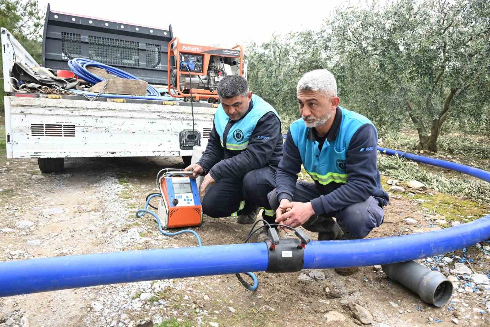 Bir mahalle daha sağlıklı ve kesintisiz i&ccedil;me suyuna kavuşuyor
