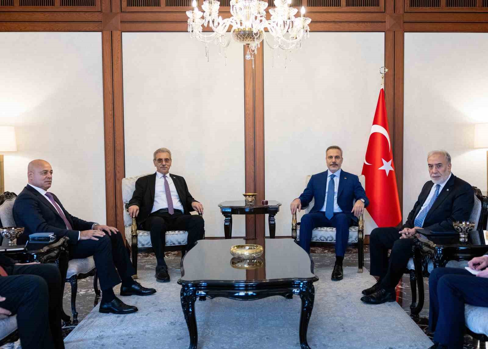 Bakan Fidan, GYUK Başkanı Ali Şaat&rsquo;ı kabul etti
