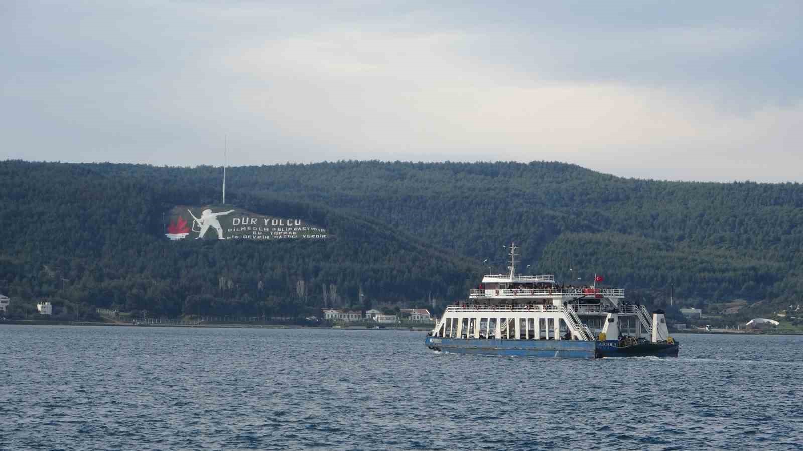 Çanakkale’de ada seferlerine fırtına engeli
