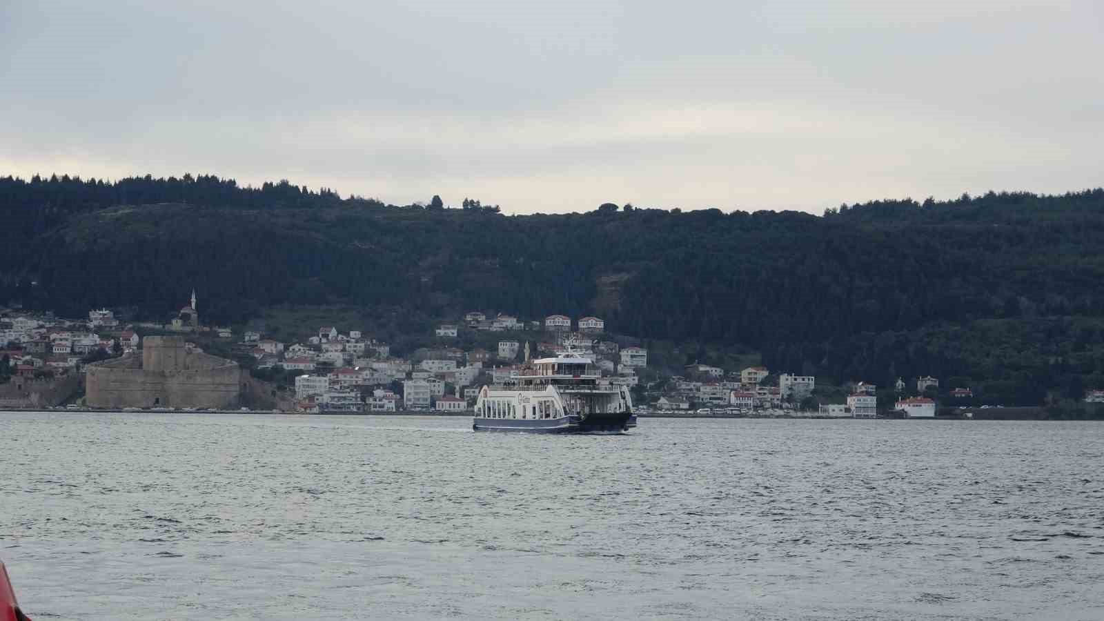 Çanakkale’de ada seferlerine fırtına engeli