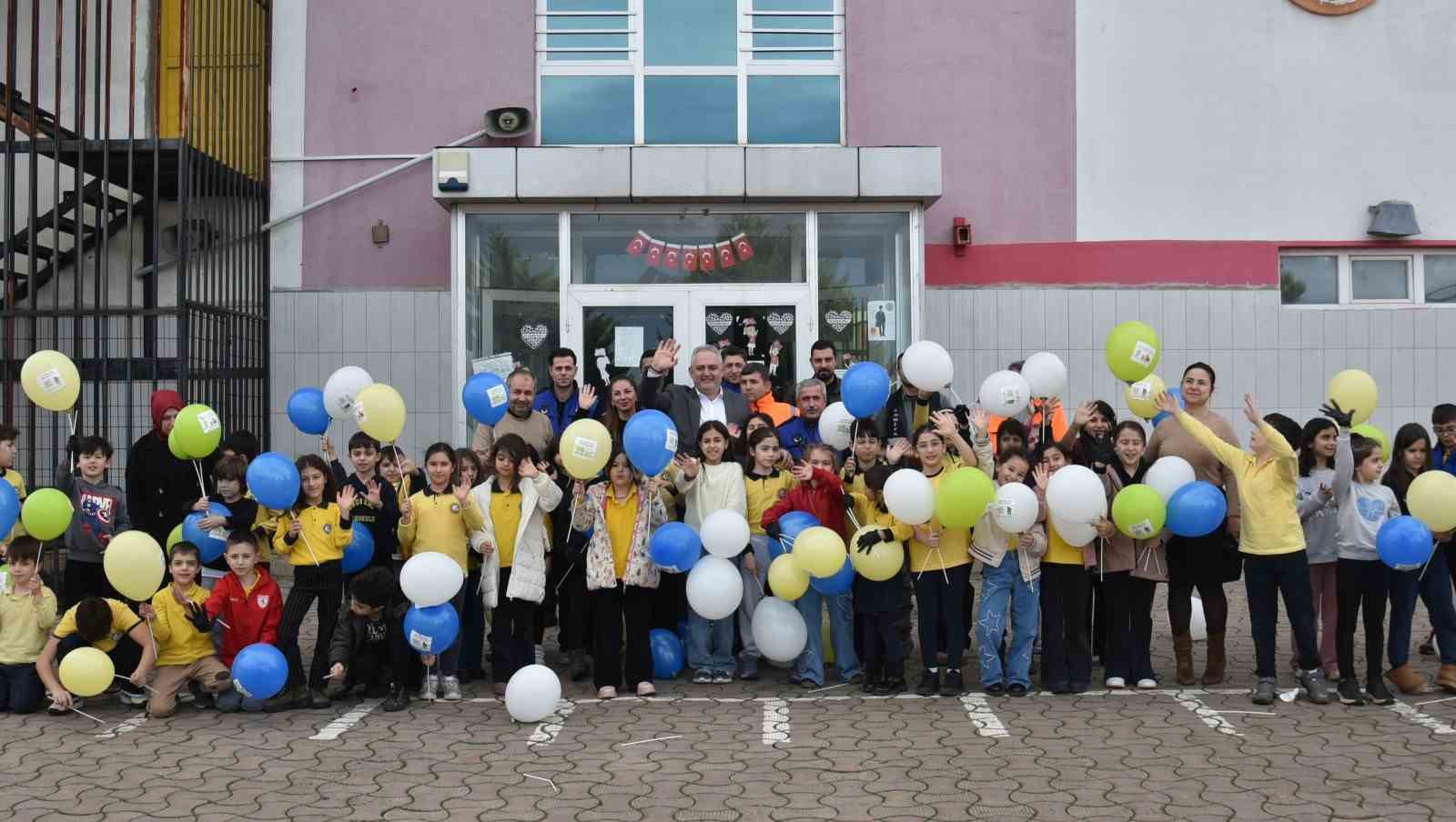 Atakum’da çocuklardan çevre temizliği konusunda anlamlı etkinlik