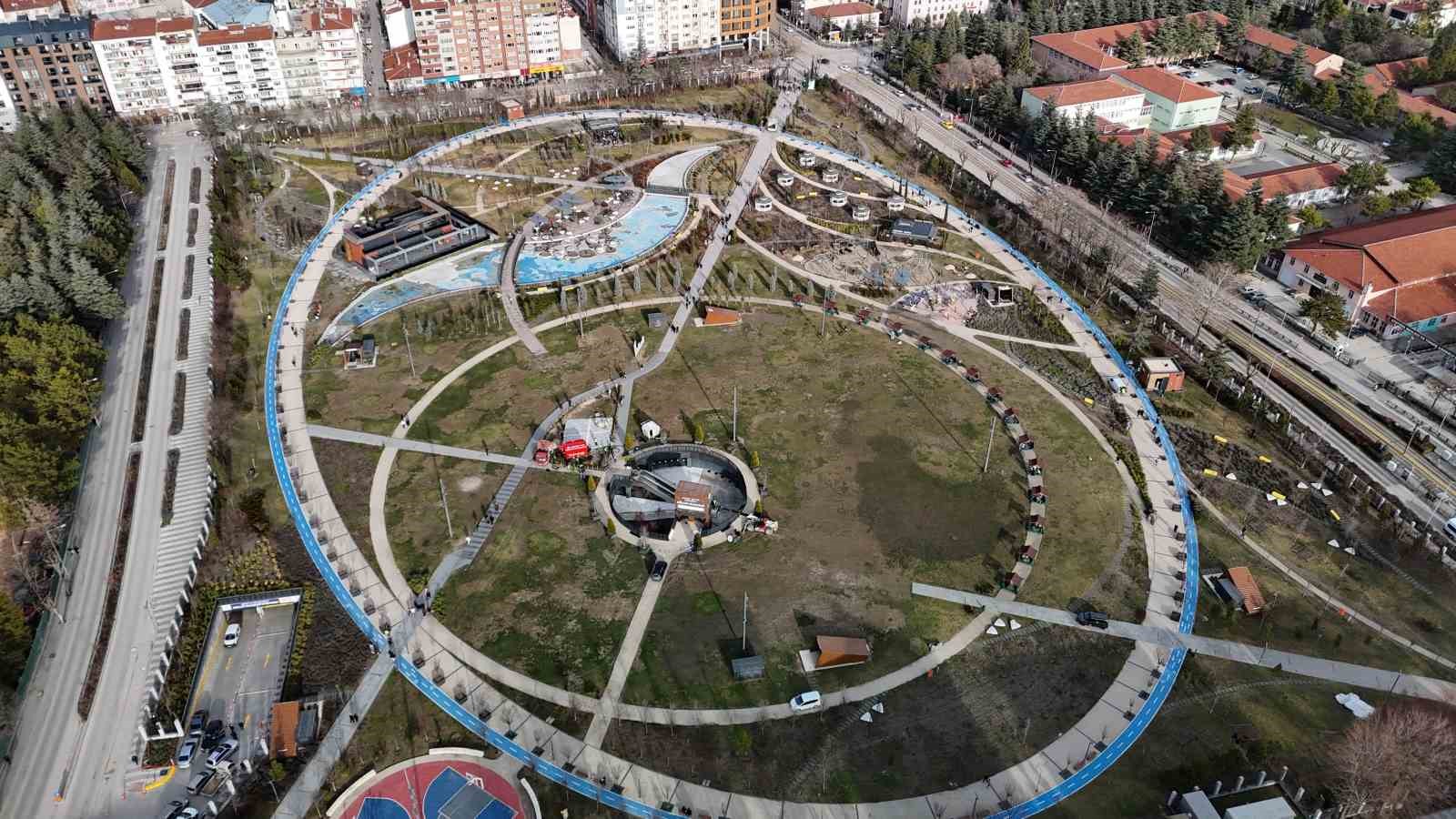 Recep Tayyip Erdoğan Millet Bahçesi’nde çalışmalarda sona gelindi