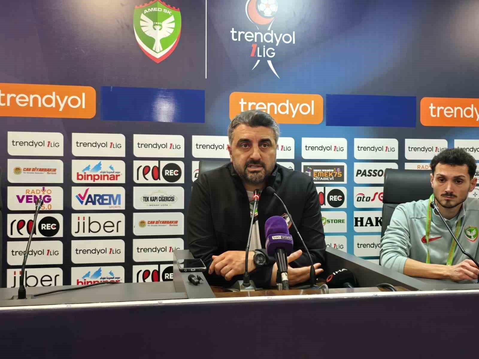 Amed Sportif Faaliyetler - Sakaryaspor maçının ardından