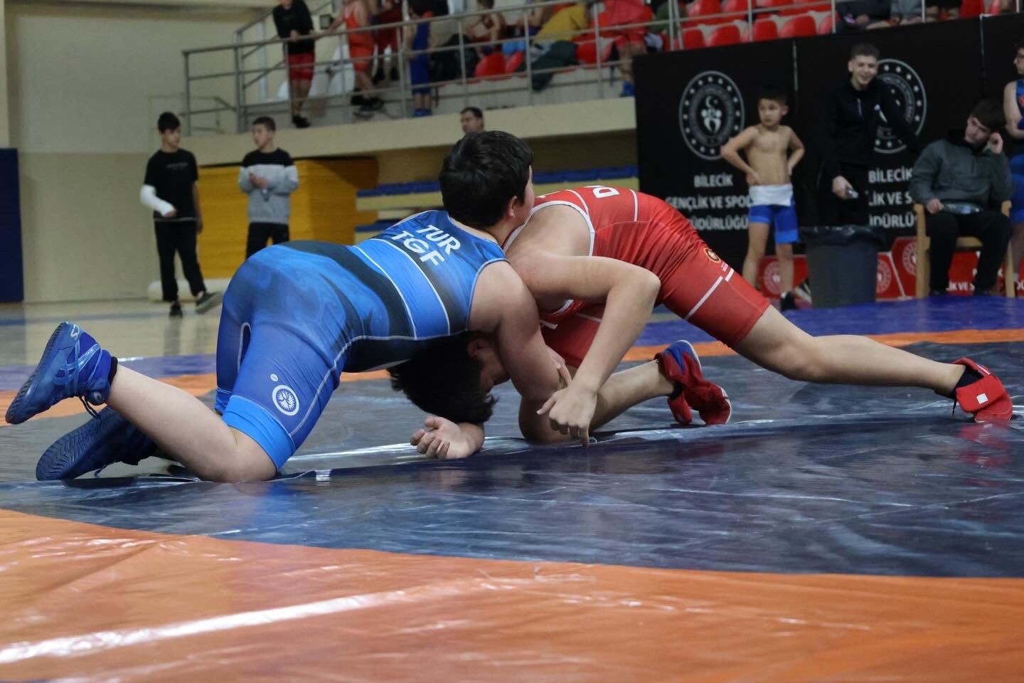 Bilecik’te Küçükler Serbest Stil Güreş İl Seçmesi tamamlandı