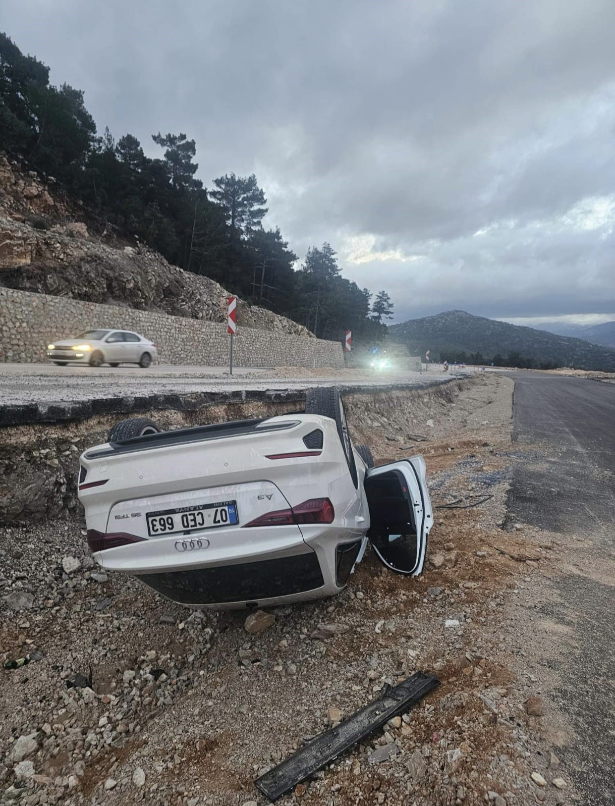 Akseki&rsquo;de trafik kazası: 1 yaralı
