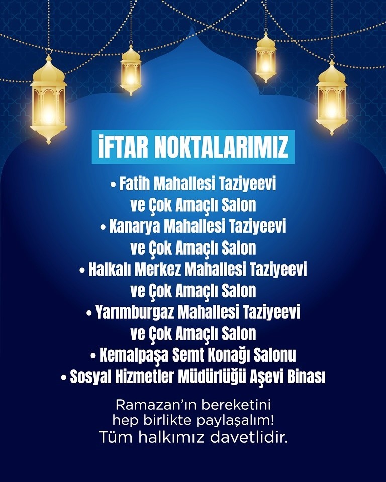 K&uuml;&ccedil;&uuml;k&ccedil;ekmece Ramazan ayına hazır
