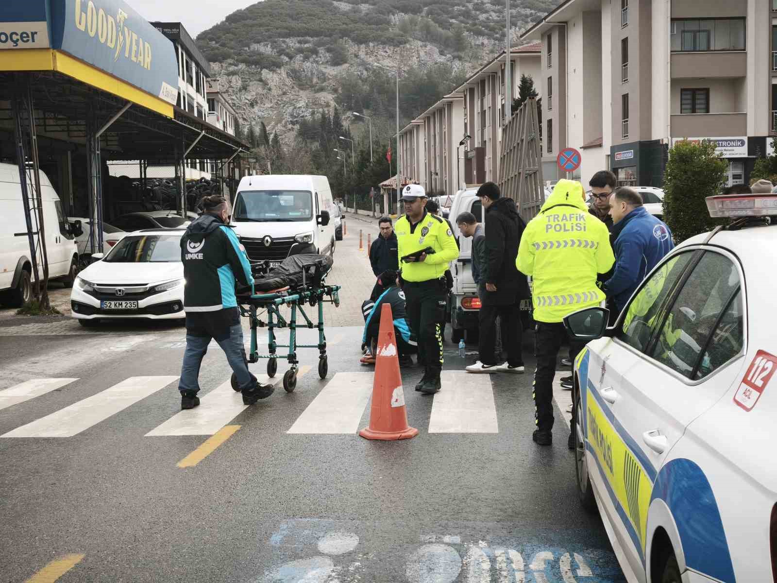 Menteşe’de trafik kazası:1 yaralı